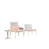 户外阳台休闲藤椅庭院露台桌椅设计师样板房民宿酒店防水防晒藤椅