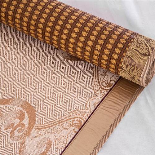 夏天凉席藤席三件套1.8米夏季双面可折叠空调凉席子双人床1.5米