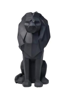 北欧几何狮子摆件创意树脂工艺品家居客厅办公室样板房装饰品