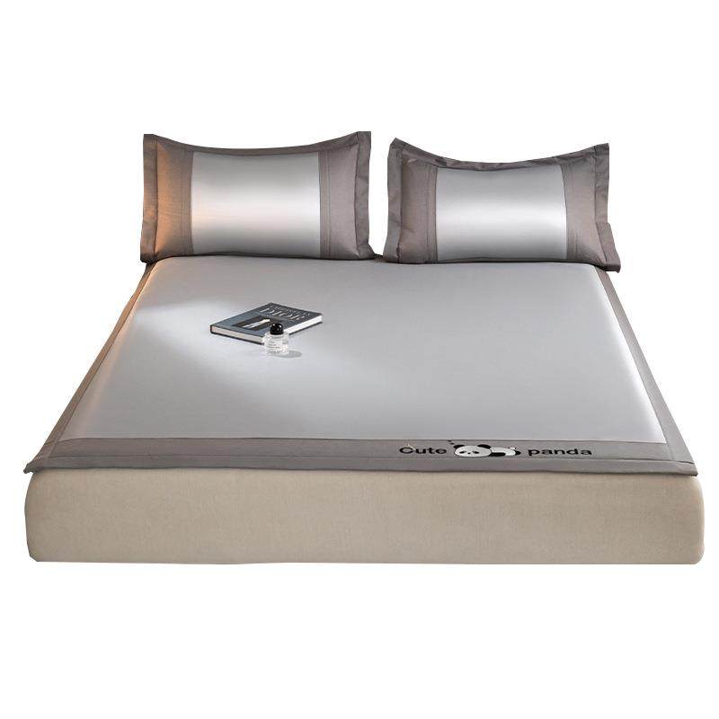 母婴级冰丝凉席三件套冰藤席可机洗家用学生宿舍床笠款凉感,床上用品,冰丝席,淘宝优惠券,粉丝福利购,淘宝优惠卷