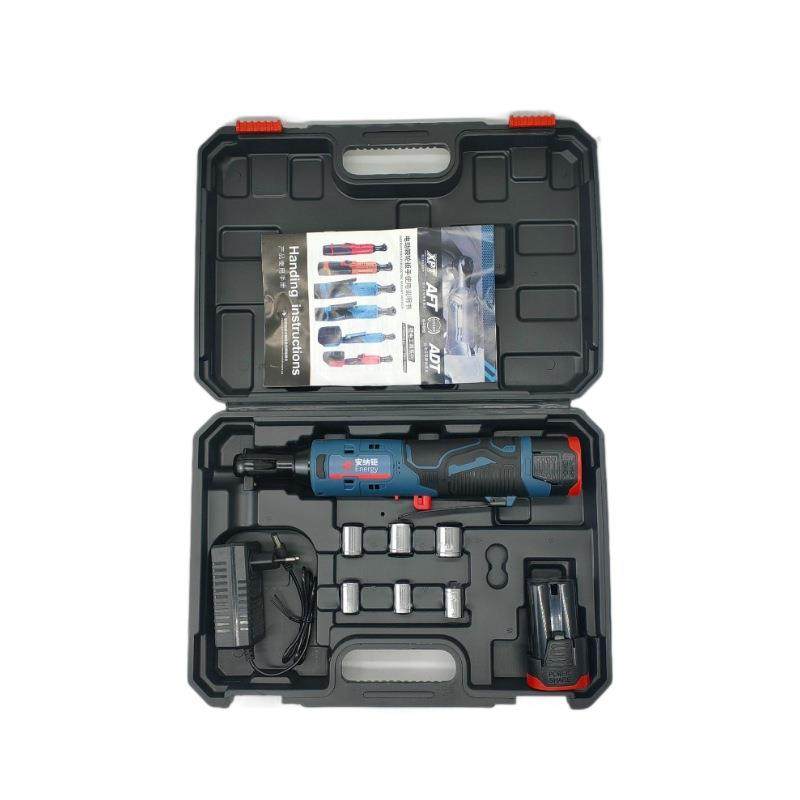 棘轮扳子电动冲击扳手90度直角角向电动充电棘轮扳手16.8v扳手