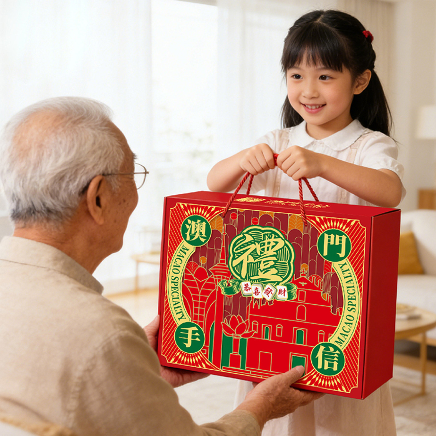 澳门特产手信手工糕点礼盒装传统中式点心送礼春节年货走亲戚长辈