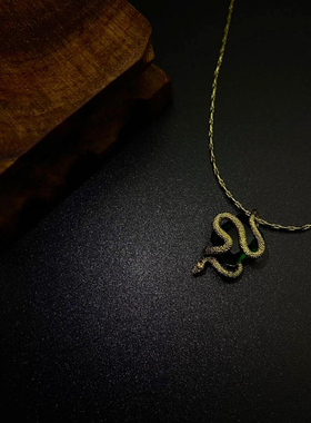 Vintage古着 Spirit Snake Slatlin项链