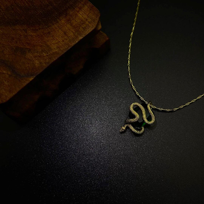 Vintage古着 Spirit Snake Slatlin项链