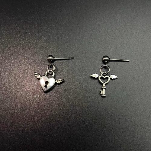 Vintage古着 Little Angel Love Key耳饰