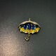 umbrella胸针 sky Vintage古着 Starry