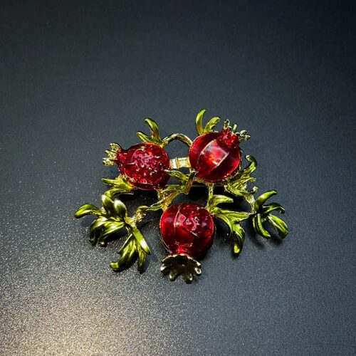 Vintage古着 Gem Pomegranate胸针