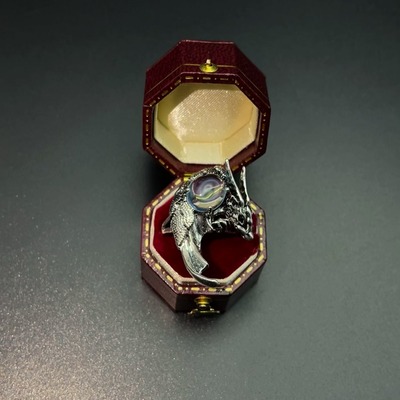 Vintage古着 Grayscale Dragon戒指