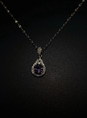 Vintage古着 Purple tears项链