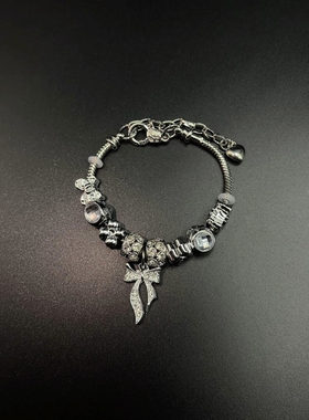 Vintage古着 Silver-plated bow手链