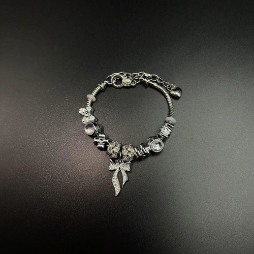 Vintage古着 Silver-plated bow手链