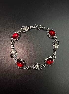 Vintage古著 Blood-red bat手链