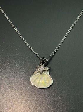 Vintage古着 Star Sea Shell Shadow项链