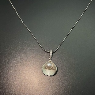 Vintage古着 Shell pearls项链