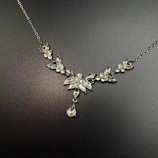 Vintage古着 Glazed snowflakes项链