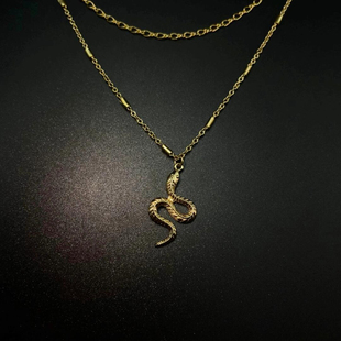 Vintage古着 Jinsha Spirit Snake项链