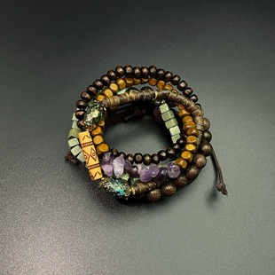 Shards手串 Wood Vintage古着 Purpled