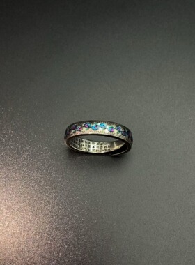 Vintage古着 Enamel apricot leaves戒指