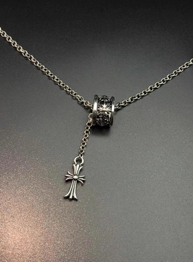 Vintage古着 Cro-heart circle项链