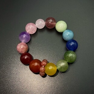 Vintage古着 Color tice perch snow手串