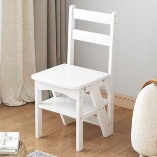 梯子家用折叠梯椅二合一折叠椅子家用三折叠椅凳两用多功能折叠椅