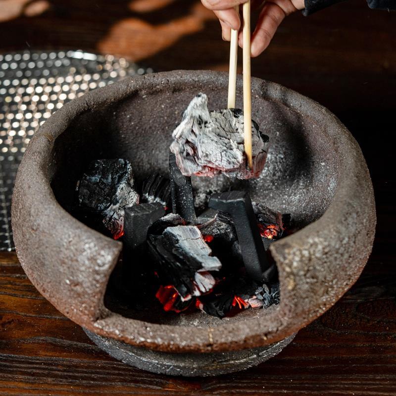 景德镇手工捏炭炉家用大号围炉煮茶罐罐煮茶炉炭火烤奶茶户外炉子