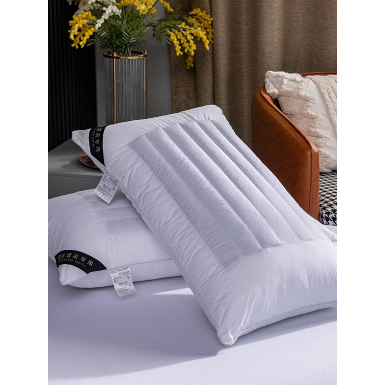 五星级酒店专用半荞麦壳两用枕头护颈家用防打呼噜枕芯一对整头,床上用品,枕头/枕芯,淘宝优惠券,粉丝福利购,淘宝优惠卷