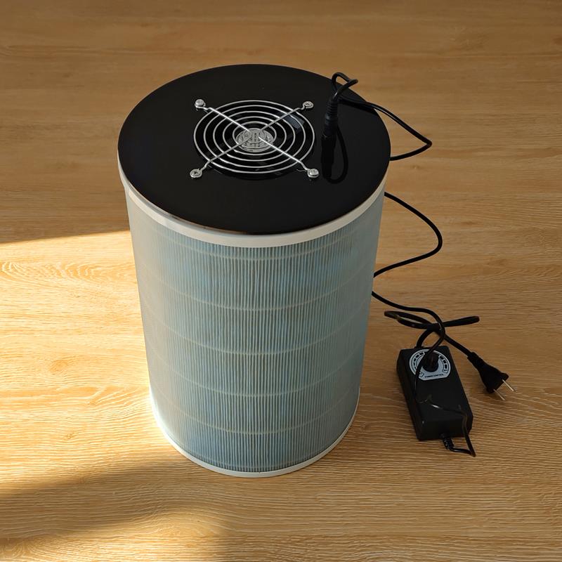 diy空气净化器简易通风机小型家用净化机除甲醛异味滤芯烟味除尘