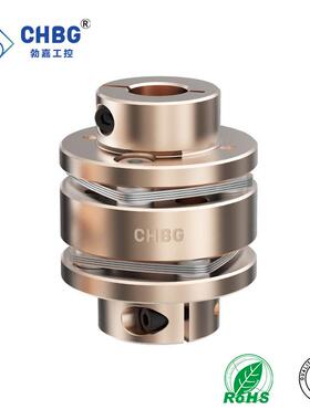 CHBG勃嘉B型单双膜片LE联轴器台阶式法兰型弹性/伺服单弹簧片联轴