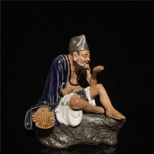 石湾公仔陶瓷济公摆件创意客厅玄关电视柜工艺品装饰人物特色礼品