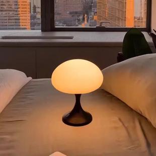 创意水母灯台灯卧室落地床头灯客厅主卧充电轻奢高级感氛围小夜灯