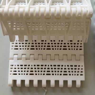 塑料网带pp食品级清洗耐高温OPB塑料炼板输送机塑料网炼传送带厂