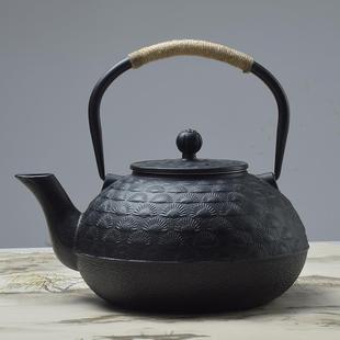 玄逸堂铸铁茶壶复古烧水壶铁壶煮茶器提梁壶大号1.8升老铁壶家用