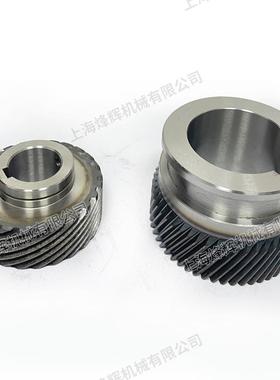 无锡 险峰M1083螺旋齿轮 斜齿轮接合器快速档蜗杆 无心磨床配件
