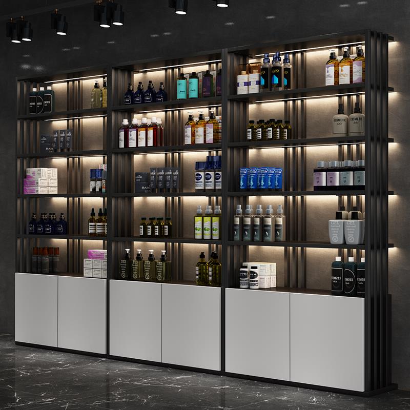 手办展示架化妆品展示陈列架样品美容院展示柜柜货奖牌货架子商用