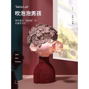 饰品可爱少女心 北欧轻奢艺术摆件创意礼物现代简约客厅卧室酒柜装