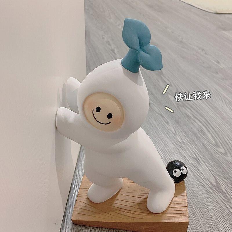 如果卡通萝卜树脂门塞家居房门阻门器创意工艺品摆件门挡装饰品