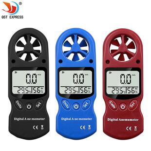 风速测量仪 迷你型手持式多功能数字式温湿度计 测风仪 风速计