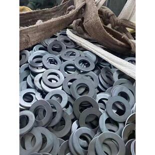 A3钢板法兰毛胚圆铁饼铁块加大加厚铁圆盘带孔圆盘加工定制圆片