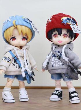 ob11娃衣 星星小狗套装 p9素体 阿巳 UF12 妖精体 D男12分bjd衣服