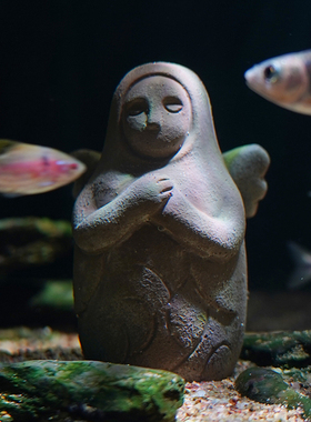 塞尔达传说王国之泪海利亚女神摆件海拉鲁周边鱼缸造景车内装饰品