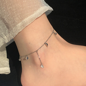 2025年新款 潮流苏脚链女百搭爱心性感足链高级感轻奢气质日常脚饰