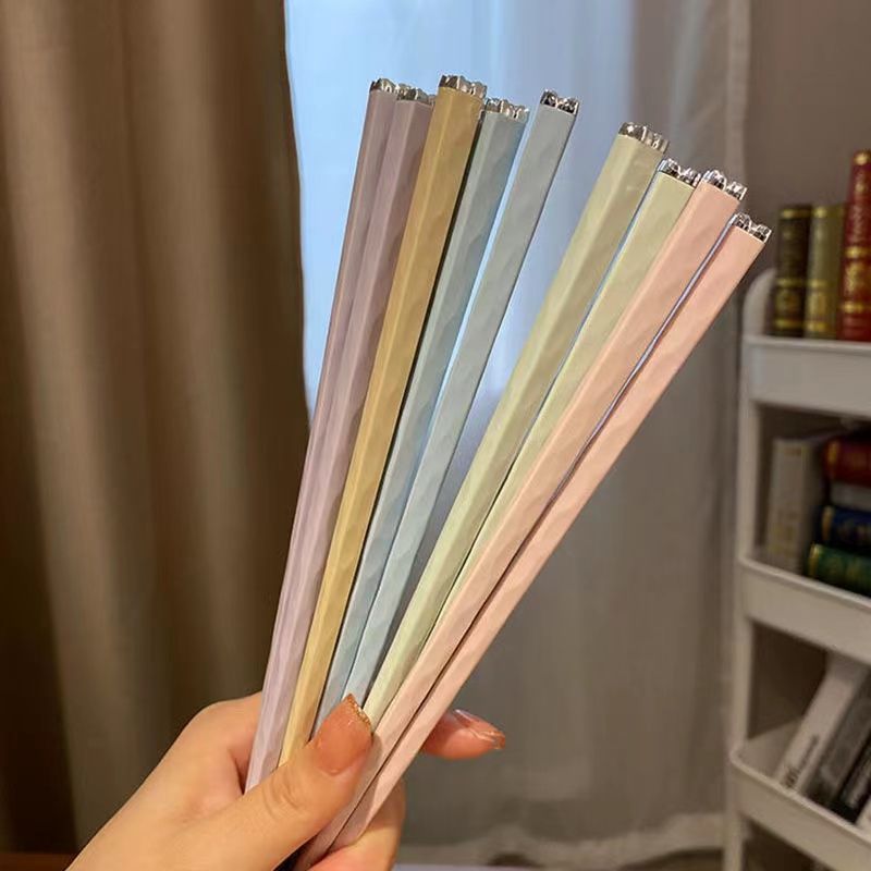 合金筷防滑抗菌防霉耐高温分餐