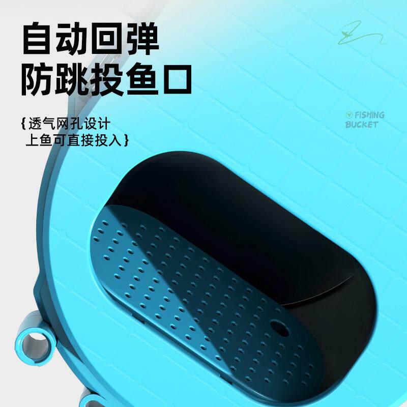 渔钓YZY-004之源2024桶鱼水桶桶折叠装鱼桶加厚活鱼桶溪流便携钓