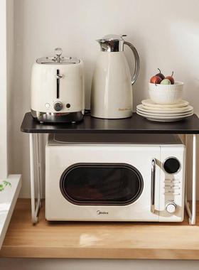 厨房物架2024WCG0微波炉置架子面烤箱电饭煲收纳支家用架台面桌多