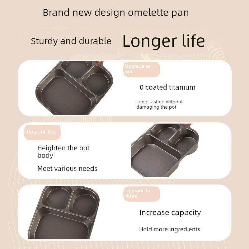 新款钛金高无品牌/4三合一煎锅多用早锅锅不粘锅煎㎝蛋鸡餐蛋汉堡,厨房/烹饪用具,煎锅/平底锅,淘宝优惠券,粉丝福利购,淘宝优惠卷