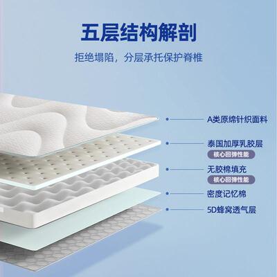 乳胶床软PNK垫家用榻榻米用宿学生单垫人褥子加厚海舍绵垫租房专