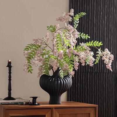干品质槐蕊彷摆真花高高级感逼真假花设客厅轻奢高端花花DZ01141