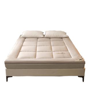 紫罗822858兰新棉花万针刺绣垫榻榻米床软垫家疆用褥宿舍学生单人