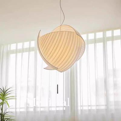 日式RHC侘风饭室厅吊灯简约布艺民师宿茶书房灯设计lo寂ft覆式客